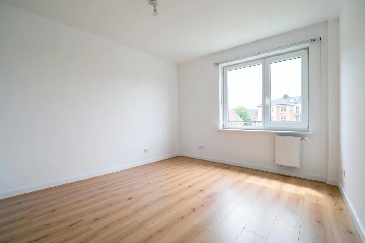 Besenrein geräumte Wohnung nach einer Entrümpelung in Fürth